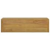 VidaXL Wall-mounted Bathroom Cabinet 43.3"x17.7"x11.8" Solid Wood Teak - 3 of 4