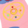 Sailor Moon Cosmic Symbols & Cats Women's 3-Pair Lettuce Edge Casual Quarter Crew Socks - 3 of 4