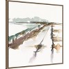 Amanti Art Rainy Fields II by Ethan Harper Framed Canvas Wall Art - 3 of 4