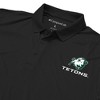 Williston State College Adult Men's Polo Left Chest Logo, Charcoal - image 4 of 4