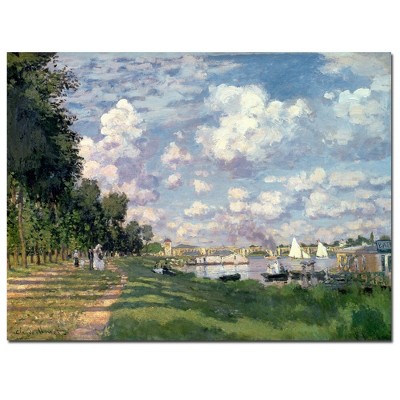 Claude Monet 'The Marina at Argenteuil, 1872' Canvas Art