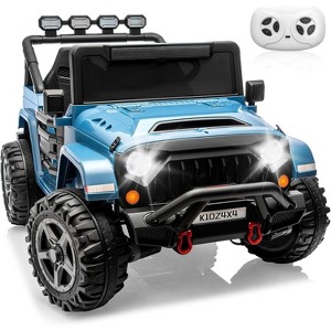 24V 2-Seater Kids Ride-On Car, 4WD/2WD Switchable with Parent Remote Control, 4 Motor Electric Vehicle for Outdoor Adventure - 1 of 4