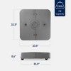 Best Choice Products Heavy-Duty Outdoor Cantilever Base Stand w/ Wheels, Locks, Fillable 330lb Capacity - 2 of 4