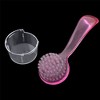 Unique Bargains Plastic Soft Bristles Compact Size Face Cleaning Brush Pink - 2 of 4