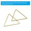 Unique Bargains Jewelry Handmade Triangle Earrings Beading Hoop 30 Pcs - 4 of 4