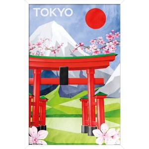 Trends International Tokyo - Scenic Framed Wall Poster Prints - 1 of 4