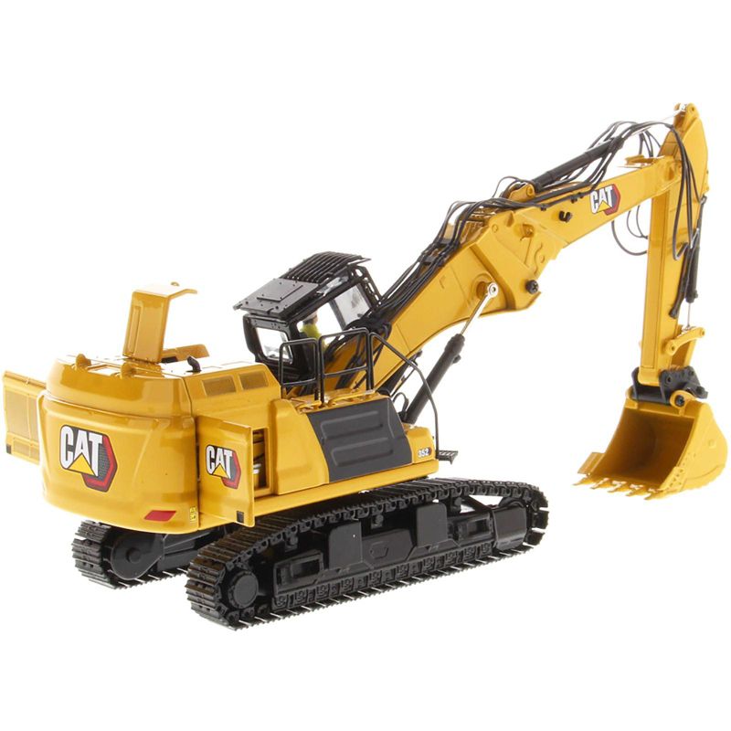 CAT Caterpillar 352 Ultra High Demolition Hydraulic Excavator w/ Operator & Two Interchangeable Booms 1/50 Model Diecast Masters, 4 of 7