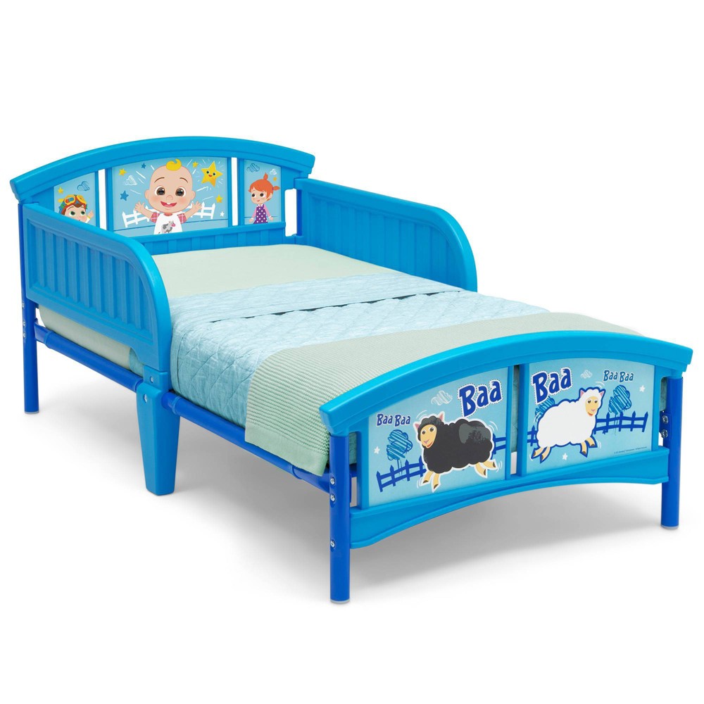 Photos - Bed Frame Delta Children CoComelon Plastic Toddler Bed