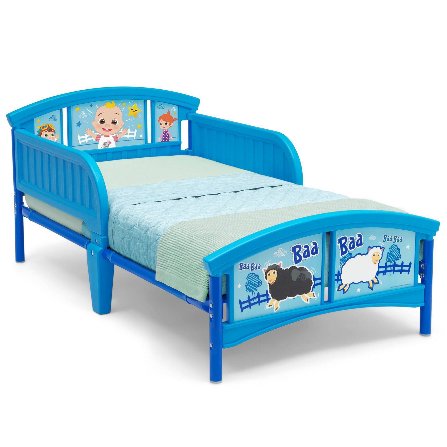 Delta Children Plastic Toddler Bed - CoComelon