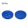 Unique Bargains Sewing Resin Round Flat 4-Hole Replacement Craft Buttons 20 Pcs - 3 of 4