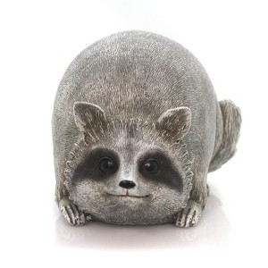 Garden 6.0 Inch Raccoon Pudgy Pals Outdoor Statue Garden Statues - 1 of 3