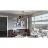 Urban Ambiance Luxury Modern Farmhouse Pendant Light,  7"H x 18"W,  Midnight Black Finish, UHP3371 - 2 of 4
