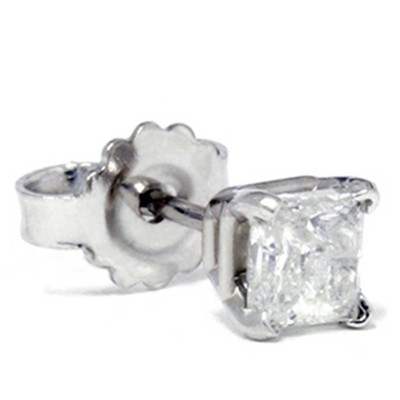 Pompeii3 1/3ct Diamond Stud 14K White Gold