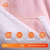 Joyfy Adults Wearable Blanket Hoodie for Women Men Giant Pocket Sleeves FlaWarm Oversized Fleece Winter Sweatshirt Blanket Birthday Gift Pink - 3 of 4