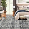 Machine Washable Rug with Non-Slip Backing Stain-Resistant Oriental Medallion Accent Rugs for Living Room Dining Room Bedroom Office Playroom - 3 of 4