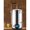 VEVOR Electric Brewing System, 9.2 Gal/35 L Brewing Pot, All-in-One Home Beer Brewer with Pump, Mash Boil Device, Auto/Manual Mode 100-1800W, Silver - 2 of 4