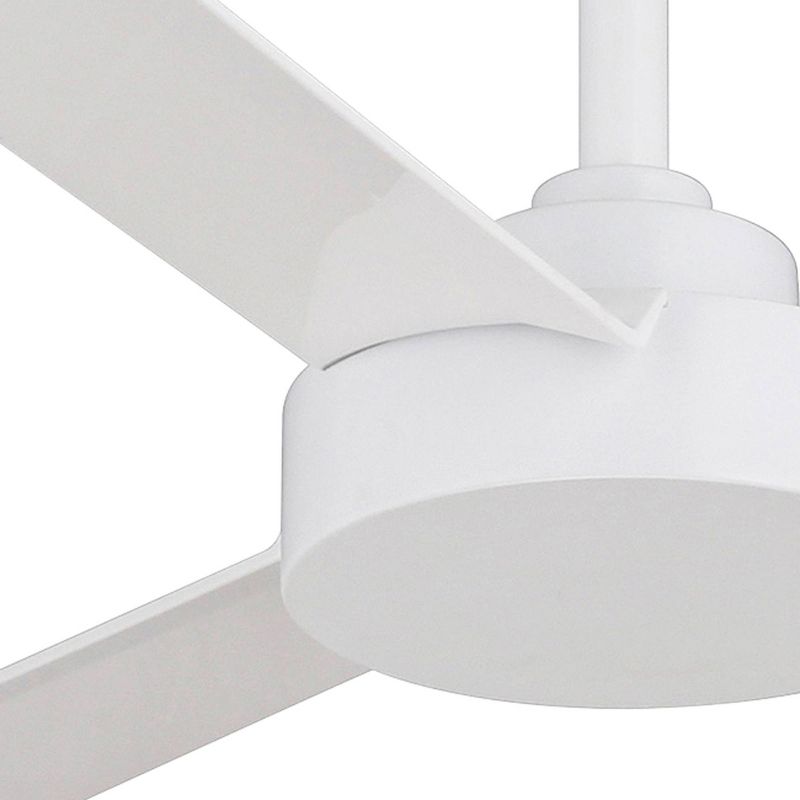 52" Minka Aire Modern 3 Blade Indoor Ceiling Fan Flat White for Living Room Kitchen Bedroom Family Dining Home House Office, 3 of 7