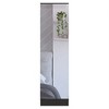 Vynxaria Modern Shoe Rack with Mirror - Single Door Cabinet, Five Adjustable Shelves, Black, Compact Design for Entryways - 3 of 4