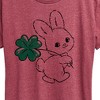 Women's - Instant Message - Bunny And Clover Short Sleeve Graphic T-Shirt - 2 of 4