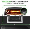 NutriChef Portable Gas-Fired Outdoor Pizza Oven NCPIZOVN.5 - 12" Pizza Stone, 932°F - 2 of 4