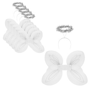 Darware Angel Wings and Halo Sets; Dress up Costumes for Christmas Pageants, Halloween, and More - 1 of 4