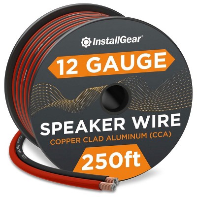 Installgear 12 Gauge Awg 250ft Speaker Wire, Red/black : Target