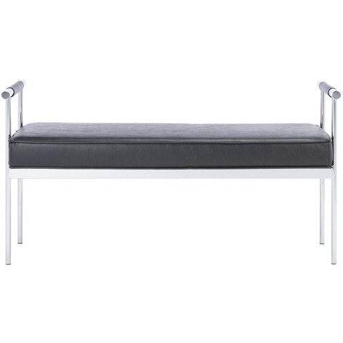 Pim Long Rectangle Bench W/ Arms  - Safavieh - image 1 of 4