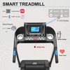 BestParts Foldable Treadmill with 12% Incline & Bluetooth App - 250lbs Capacity Home Fitness Machine - 2 of 4