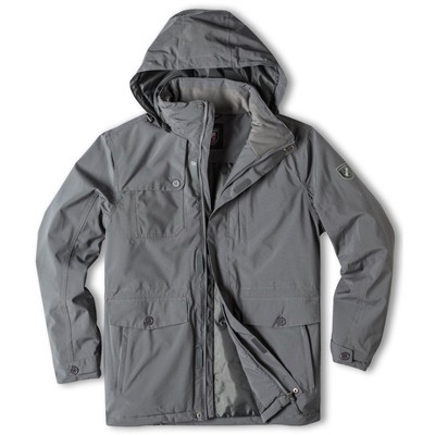 white snow jacket mens
