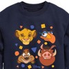 Boys' - Disney - Simba, Pumbaa, Timon, & Zazu Graphic Long Sleeve Fleece Sweatshirt - 2 of 4