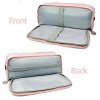 Wrapables Large Capacity Pencil Case, 3 Compartment Pencil Pouch for Stationery Pens, Pink - 3 of 4