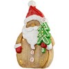 Northlight LED Lighted Gingerbread Santa Claus Glittered Christmas Figure - 15.5" - 4 of 4