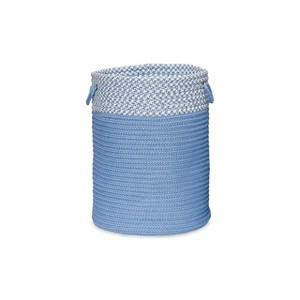 Colonial Mills Splash In-Outdoor Hampers - Blue 17"x17"x22" - 1 of 4