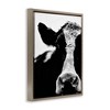 Stupell Industries Cow Face Portrait Floating Frame Canvas Art - 2 of 4