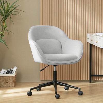 Virginia Office Chair With Curved Backrest|ARTFUL LIVING DESIGN