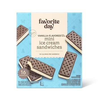 Mini Ice Cream Sandwiches - 36oz/16ct - Favorite Day™