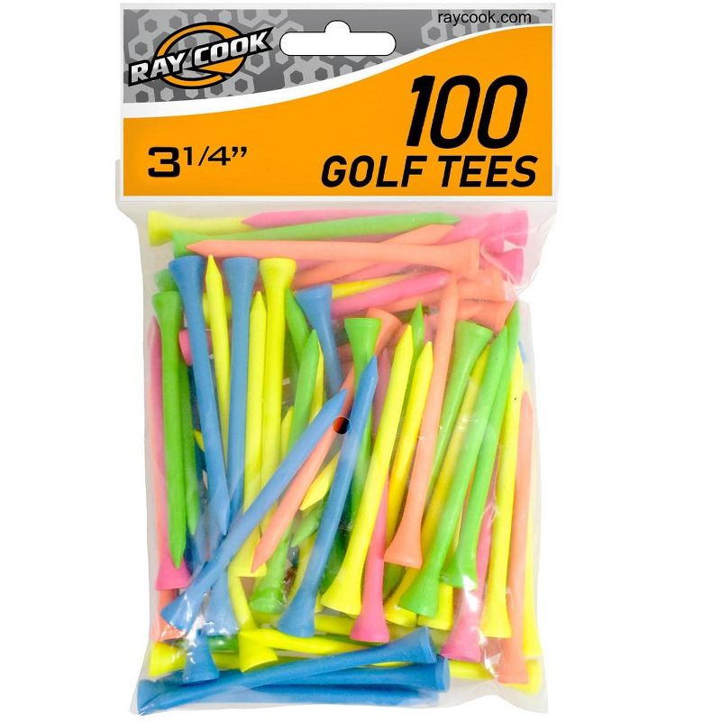 Ray Cook Golf 3 1/4" Tees (100 Pack), 1 of 2
