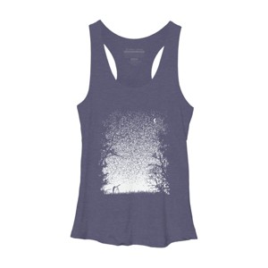 Women's Design By Humans Pixel Space By daletheskater Racerback Tank Top - 1 of 3