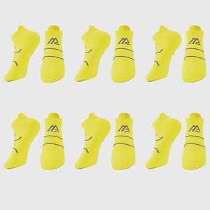 Anna-Kaci Men's Athletic Ankle Socks 6pk with Geometric Design - 1 of 4