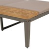 vidaXL Sun Lounger with Cushions Solid Acacia Wood Brown - 4 of 4