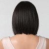 Jessie's Wig 10 Inch Short Bob Wig With Bangs Synthetic Hair Black With Platmium Blonde 1 Pc/Pack - 4 of 4