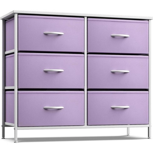 Sorbus Storage Cube Dresser - Purple
