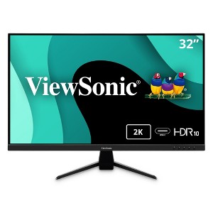 ViewSonic VX3267U-2K 32 Inch 1440p IPS Monitor with 65W USB C, HDR10 Content Support, Ultra-Thin Bezels, Eye Care, HDMI, and DP Input - 1 of 4
