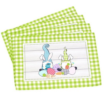 The Lakeside Collection Easter Table Runner or Set of 4 Placemats