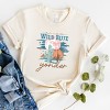 Simply Sage Market Wild Blue Yonder Short Sleeve Tee - 2XL - Cream - 3 of 4
