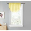 Kate Aurora Living Double Layered Sheer Rod Pocket Ascot Window Valances - 2 of 4