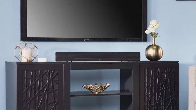 Flonsland TV Stand for TVs up to 56&#34; with Storage Black - Aiden Lane, 2 of 12, play video
