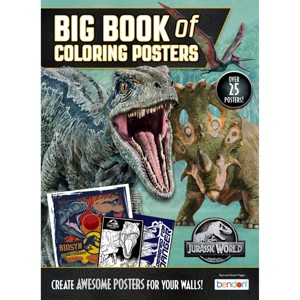 Jurassic World Big Book of Coloring Posters Book - 1 of 4