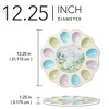 Certified International 12.25" Easter Morning Round Deviled Egg Plate - 4 of 4