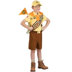 HalloweenCostumes.com Kid's Deluxe Disney UP Russell Halloween Costume | Boy's Wilderness Explorer Adventure Outfit | Disney Costumes for Dress-Up - 1 of 4